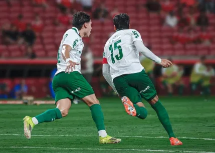 Palmeiras vence a primeira como visitante no Brasileiro