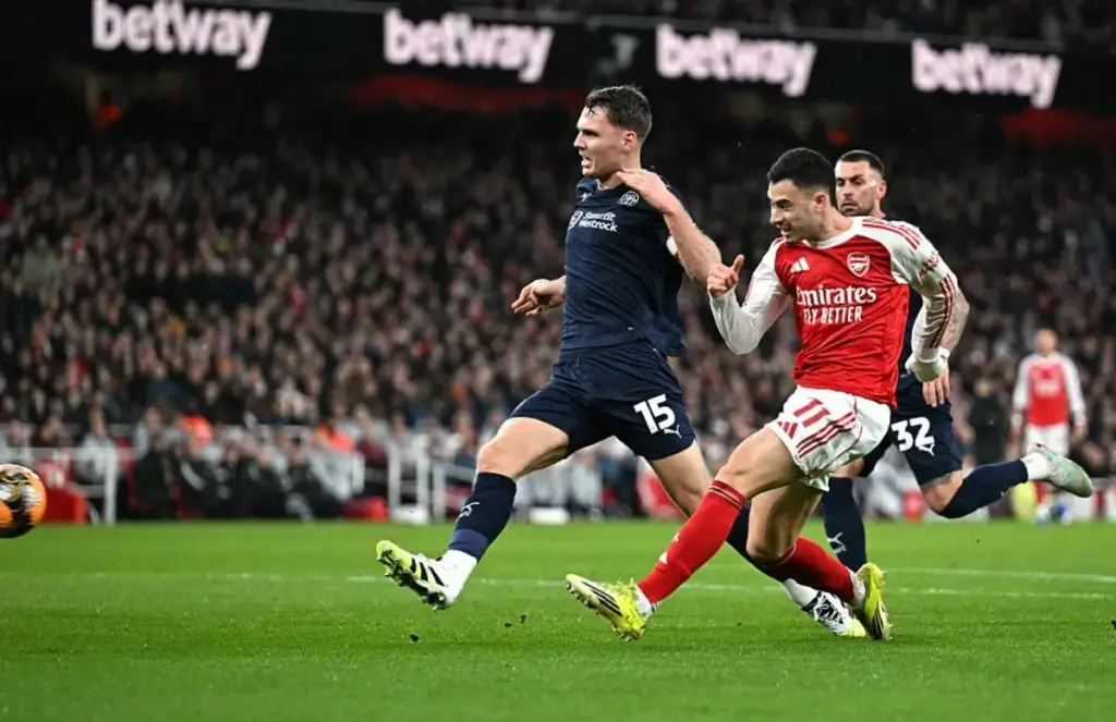 COPA DA INGLATERRA: Martinelli e Jesus marcam e Arsenal goleia Wigan 2 Foto: Divulgação / Arsenal