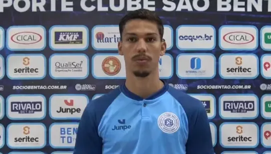 Zagueiro Sao Bento faz apelo torcida