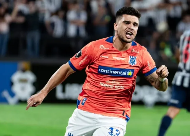 Libertadores Gol de Wilson Ayala colocou o 2 de Mayo na segunda fase (Foto: Reprodução / Redes Sociais)