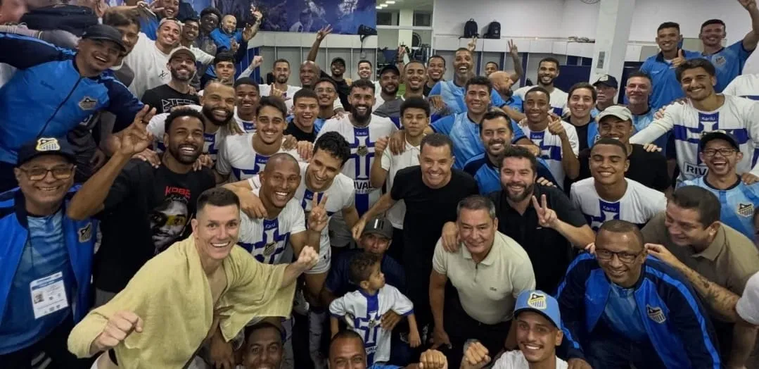 Água Santa celebra vitória sobre o Grêmio Prudente
