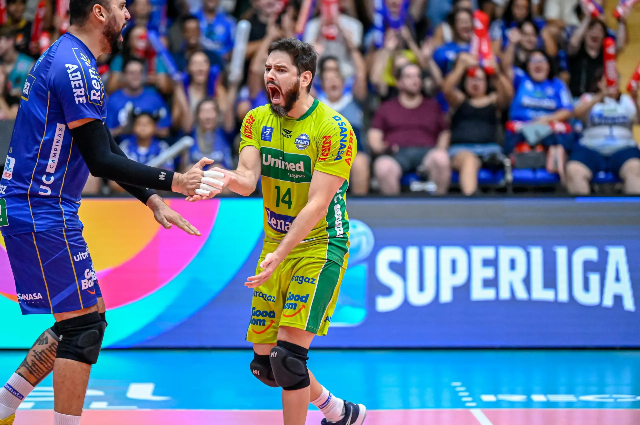 Superliga: Vôlei Renata se reencontra com a torcida e vence confronto direto 10 1000264348