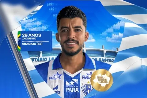Paysandu contrata zagueiro ex-Vitória e Náutico para Série C (Foto: Divulgação/Papão)