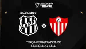 CBF detalha jogo da Ponte Preta na Copa do Brasil; confira: