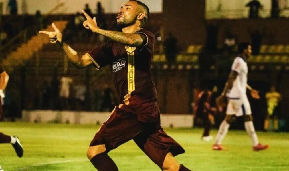 Atacante Luketa, do Sertãozinho - Foto: Divulgação