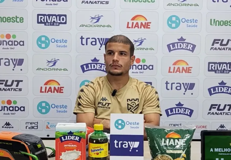 Felipe Albuquerque, lateral do Grêmio Prudente - Foto: Reprodução