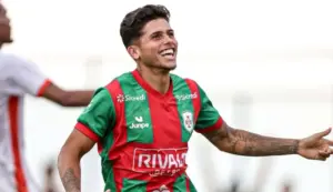 Paulista A3 RIVALO: Artilheiro da  Portuguesa Santista, Yohan desperta interesse no mercado