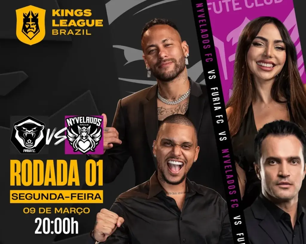 KINGS LEAGUE: Segundo split se inicia com jogão entre Neymar x Falcão