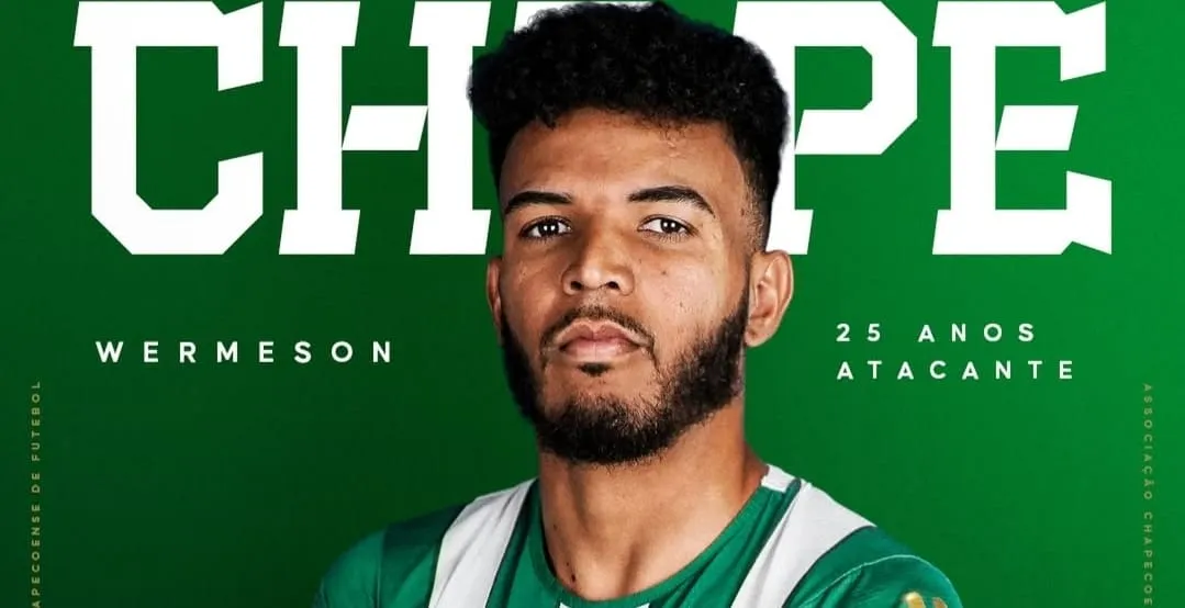 Wermeson é confirmado como reforço da Chape (Foto: Divulgação-Chapecoense)