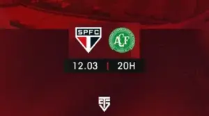 São Paulo x Chapecoense - Onde assistir, arbitragem e escalações