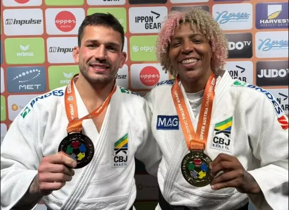 Rafaela Silva é campeã e Daniel Cargnin conquista o bronze no Grand Prix da Áustria de judô