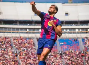 ESPANHOL: Raphinha passa em branco, mas Barça vence Rayo Vallecano e mantém liderança