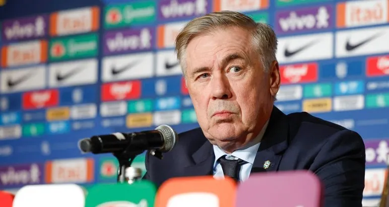 Ancelotti só terá elenco completo no último treino da seleção antes do amistoso com a França