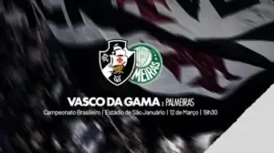 Vasco x Palmeiras - Onde assistir, arbitragem e escalações