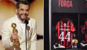 Vitória 'se veste' com os personagens de Wagner Moura