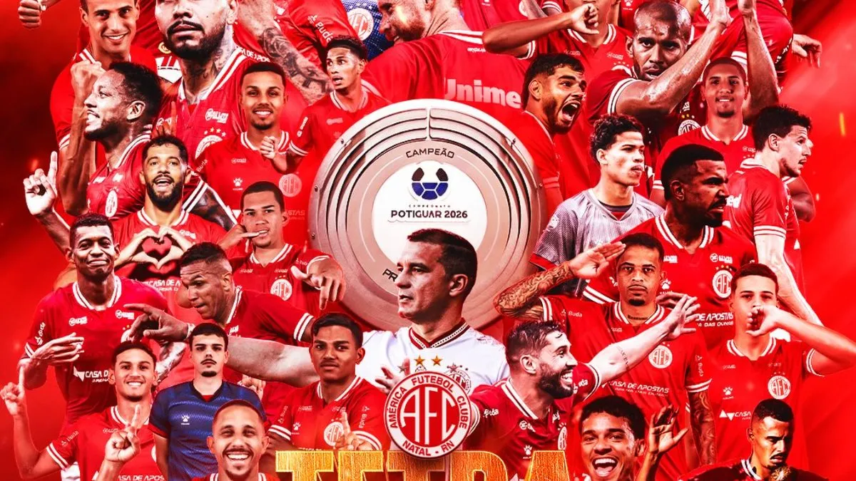 america natal tetracampeoao potiguar