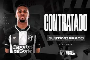 Ceará confirma contratação do atacante Gustavo Prado, ex-Inter