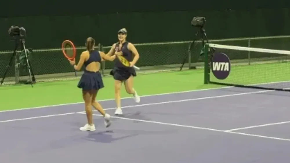 Luisa Stefani avança às quartas de duplas em Indian Wells; Sabalenka bate Osaka (Foto: Reprodução/Luisa Stefani)