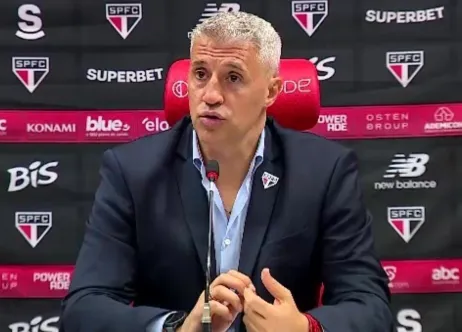 'Triste', Crespo exalta campanha do São Paulo: Grande percurso'