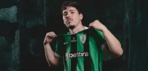 América-MG apresenta camisa inspirada no Edifício Niemeyer