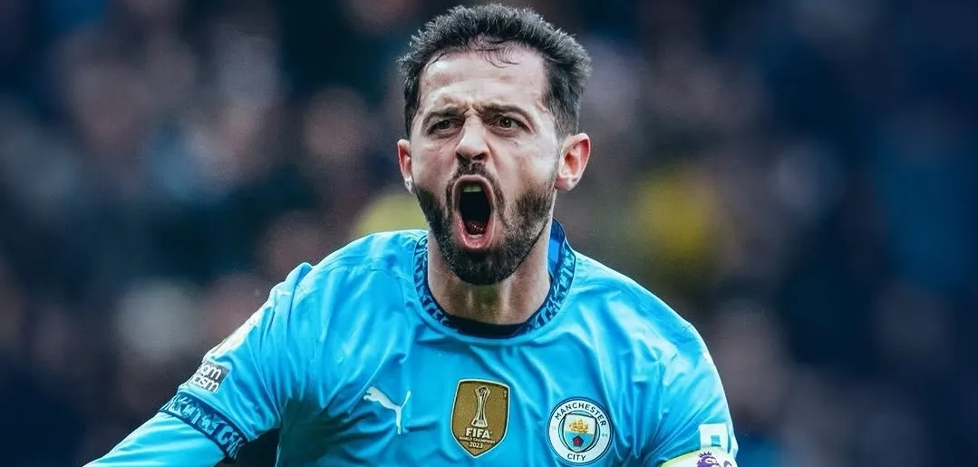 Bernardo Silva em ação (Foto: Divulgação-Manchester City)