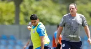 Bahia enfrenta o Santos sem Rogério Ceni na beira do campo