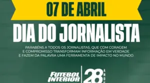 Portal Futebol Interior celebra o Dia do Jornalista