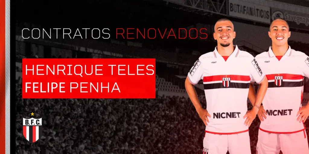 Botafogo-SP anuncia a renovação com promessas da base 2 Felipe Penha