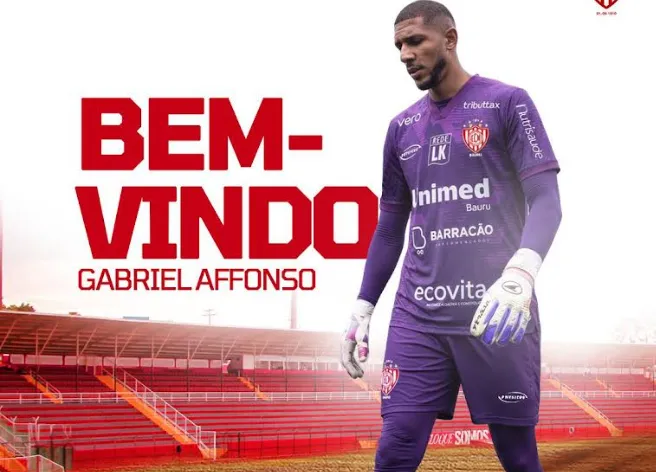 Série D: Noroeste oficializa a contratação do goleiro Gabriel Affonso