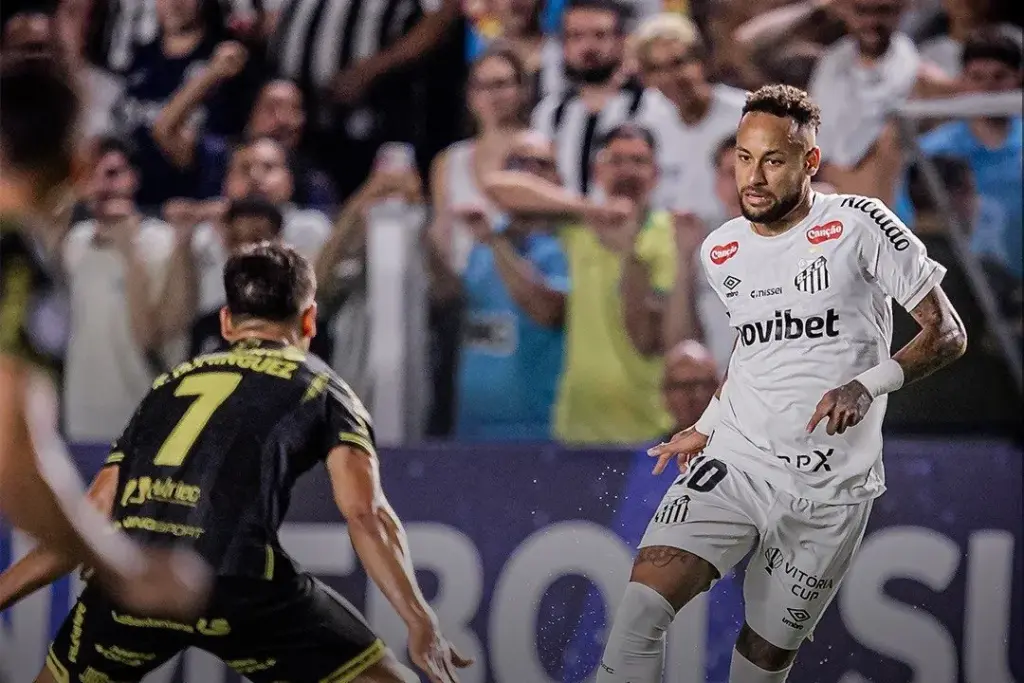 Santos 1 x 1 Deportivo Recoleta-PAR - Neymar marca, mas Peixe decepciona