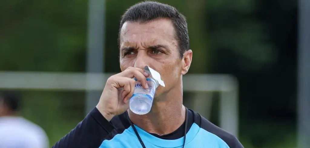 Júnior Rocha durante treino (Foto: Jorge Luís Totti-Paysandu)