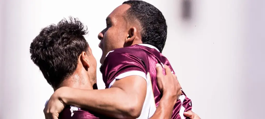 Atletas do Juventus celebram gol contra o Votuporanguense (Foto: Bruno Costa-Juventus SAF)