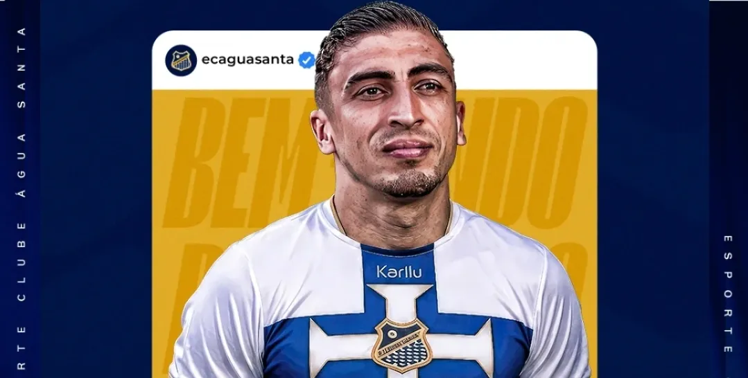 Lucas Douglas é confirmado pelo Netuno (Foto: Divulgação-Água Santa)