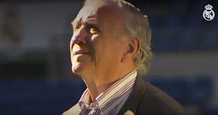 MORRE SANTAMARIA IDOLO DO REAL MADRID