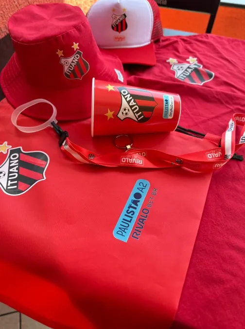 Camisetas, bonés, sacochilas e mais: jogo decisivo do Ituano pelo Paulistão A2 Rivalo terá distribuição de brindes