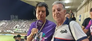 Profissionais da imprensa dão show de transmissão no acesso do Juventus