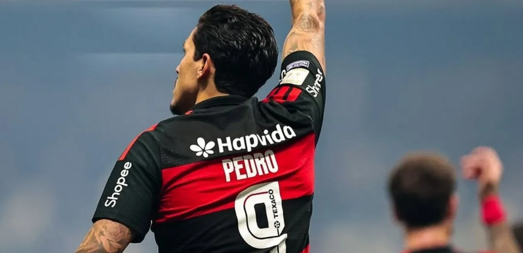 Pedro em ação pelo Flamengo (Foto: Gilvan de Souza-CRF)