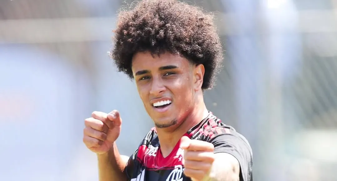 Ryan Roberto em ação pelo Flamengo (Foto: Gilvan de Souza-CRF)