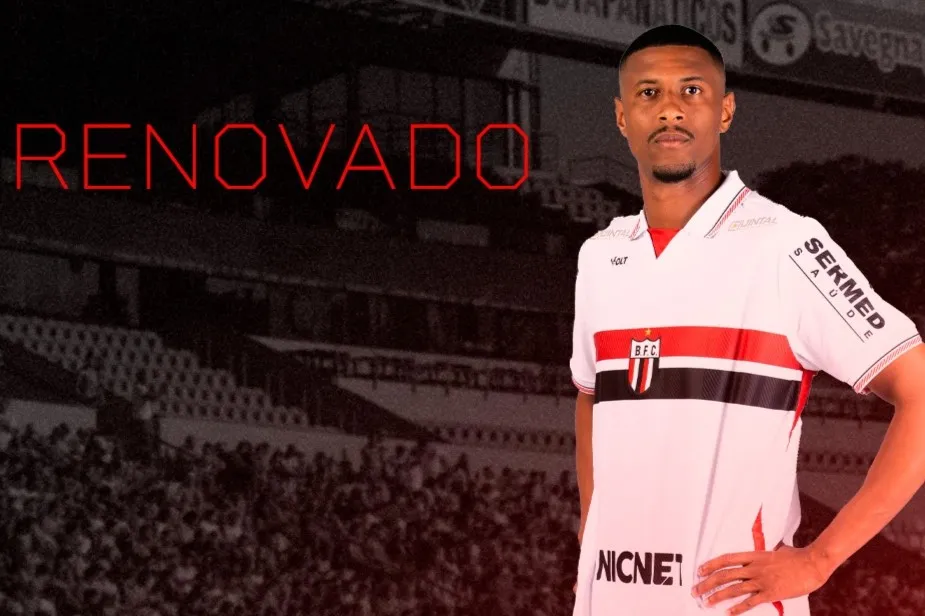 Botafogo-SP oficializa renovação com Gustavo Vilar até novembro (Foto: Divulgação/Botafogo)