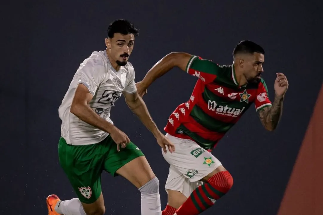 Portuguesa-RJ 1 x 1 Portuguesa - Rubro-verdes empatam duelo pela Série D (Foto: Gentil/Lusa)