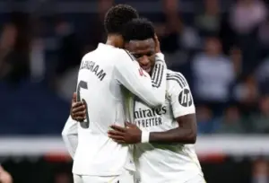 ESPANHOL: Vini Jr. marca na vitória do Real sobre o Alavés e pede desculpas para a torcida