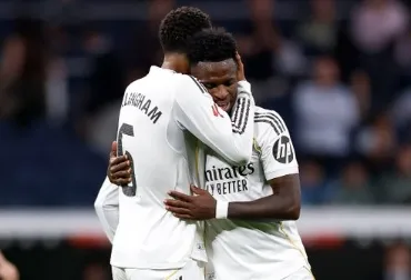 Vini Jr marca em vitória do Real Madrid