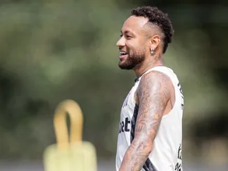 Neymar falta ao treino do Santos neste domingo