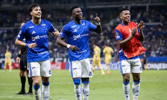 Cruzeiro respira na Libertadores (Foto: Gustavo Aleixo-Cruzeiro)