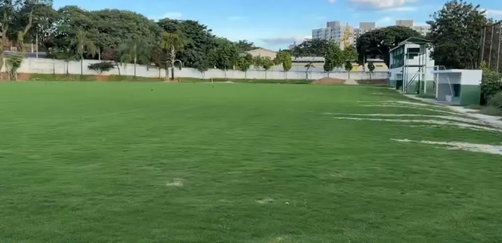 Guarani termina primeira fase de obras no gramado do CT