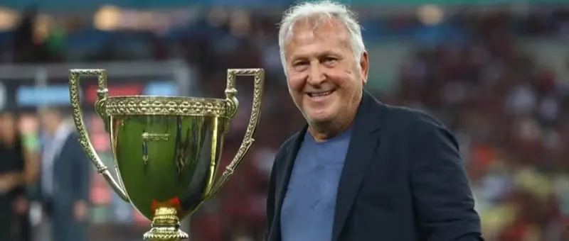 Zico, ídolo do Flamengo (Foto: Gilvan de Souza-CRF)