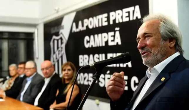 presidente ponte preta explica defict 2025