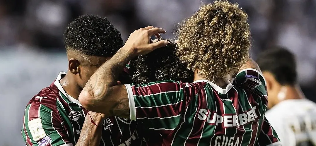 Atletas do Fluminense reunidos (Foto: Lucas Merçon-FFC)