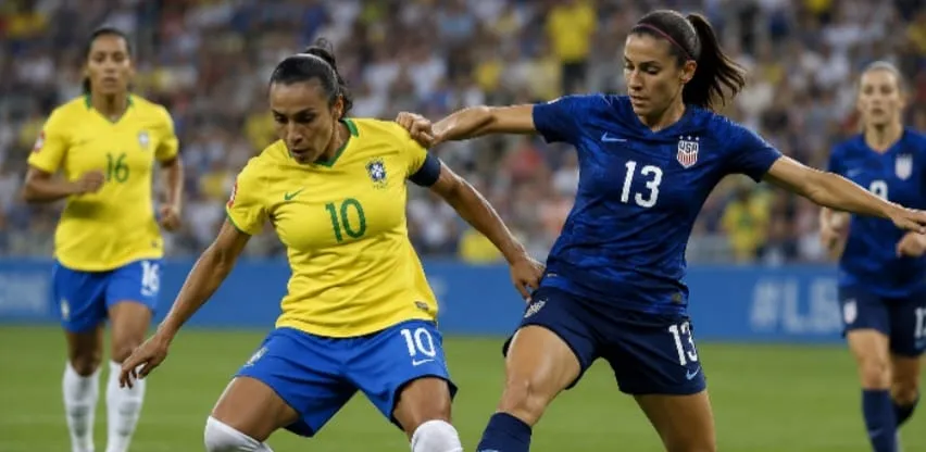 Brasil x EUA no Futebol Feminino: histórico, jogos e rivalidade