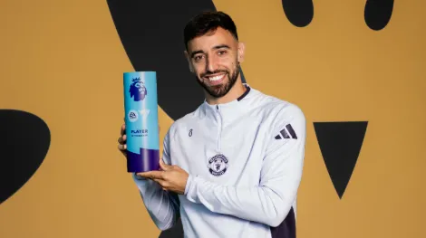Bruno Fernandes leva MVP Premiere League